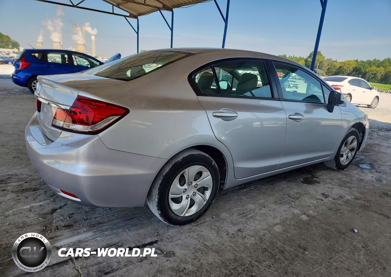 2013 Honda Civic Lx VIN:19XFB2F5XDE070962 - 3