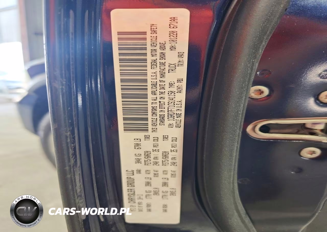 2012 Dodge Ram 1500 St VIN:1C6RD7FT1CS141150 - 12