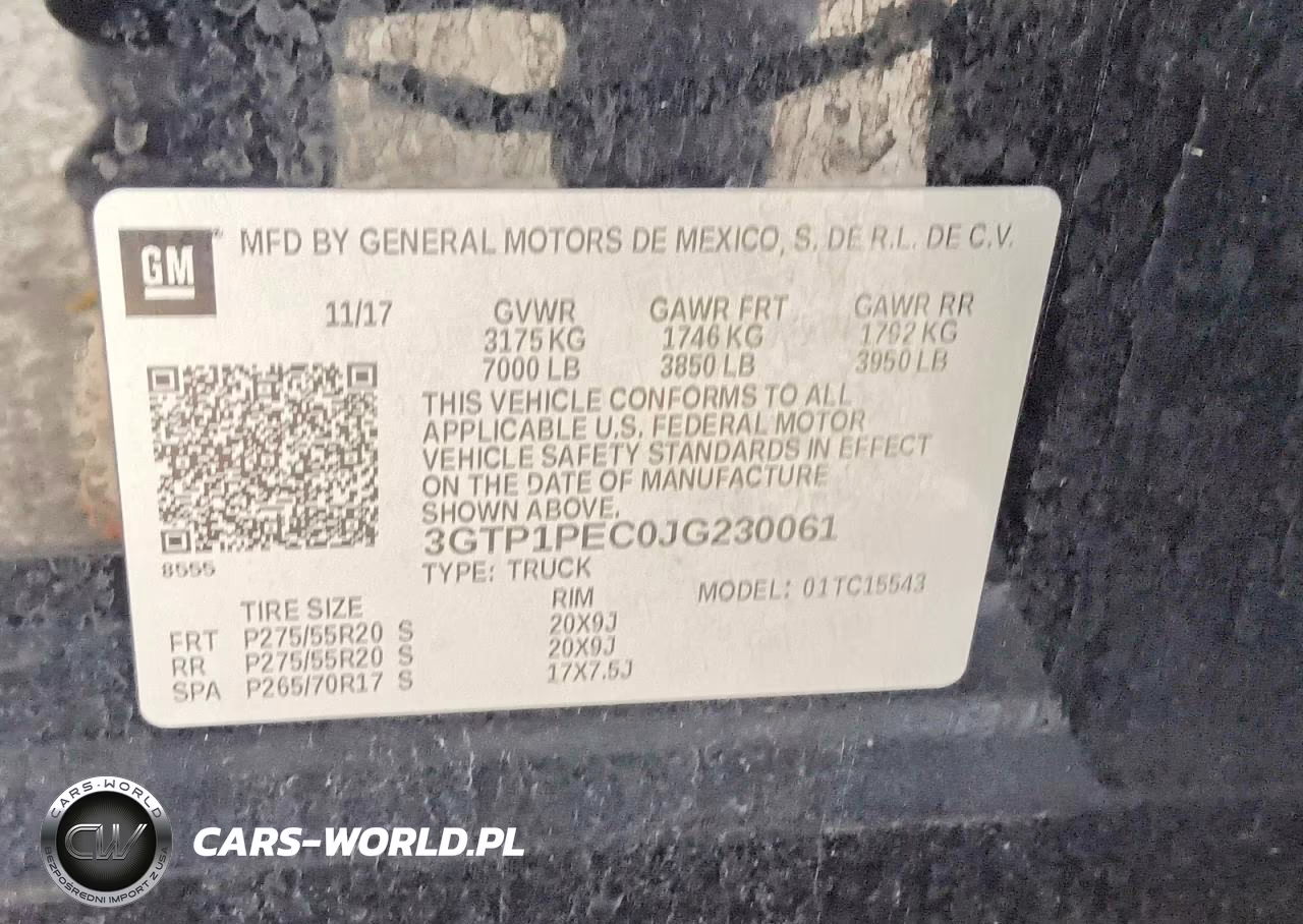 2018 GMC Sierra C1500 Denali VIN:3GTP1PEC0JG230061 - 12