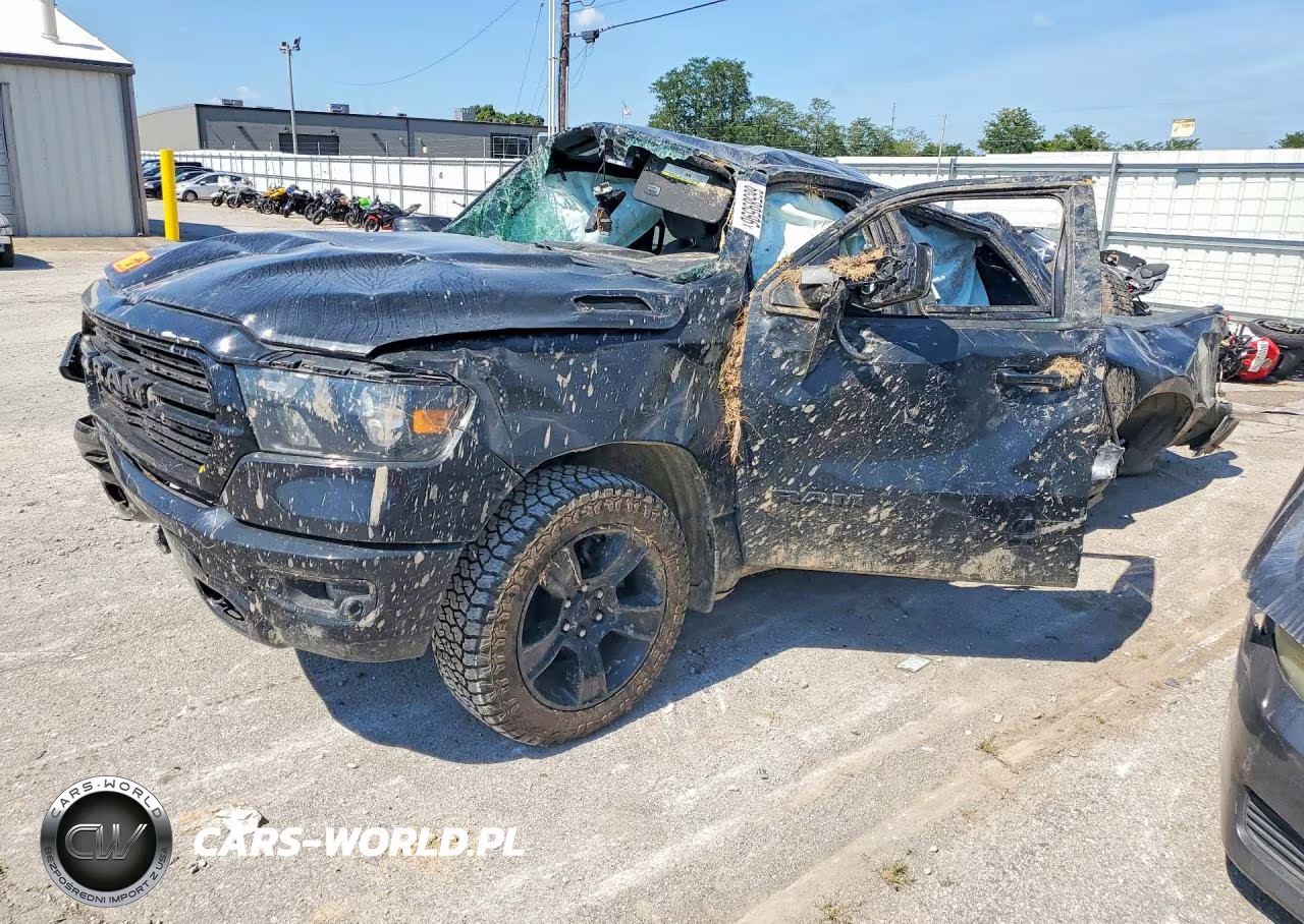 2021 Ram 1500 Big Horn-Lone Star VIN:1C6SRFFT7MN676383 - 1
