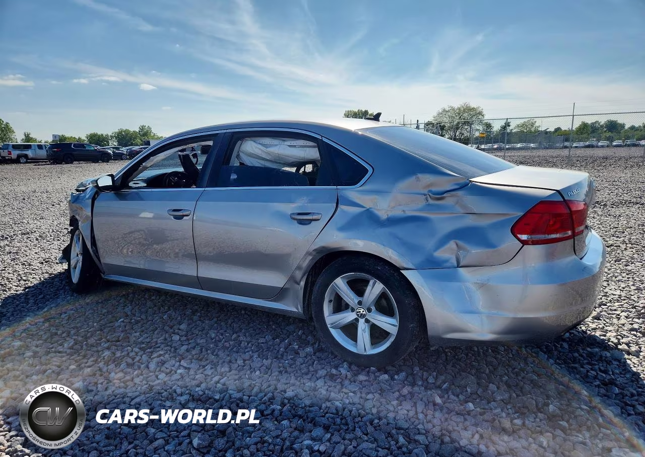 2012 Volkswagen Passat Se VIN:1VWBN7A36CC092713 - 2