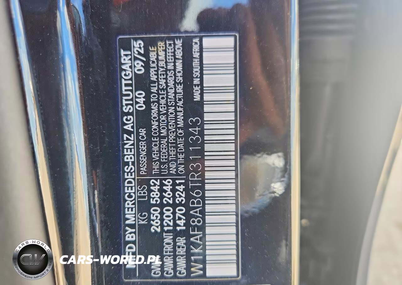 2026 Mercedes-Benz C 63 Amg S E Performance VIN:W1KAF8AB6TR311343 - 13