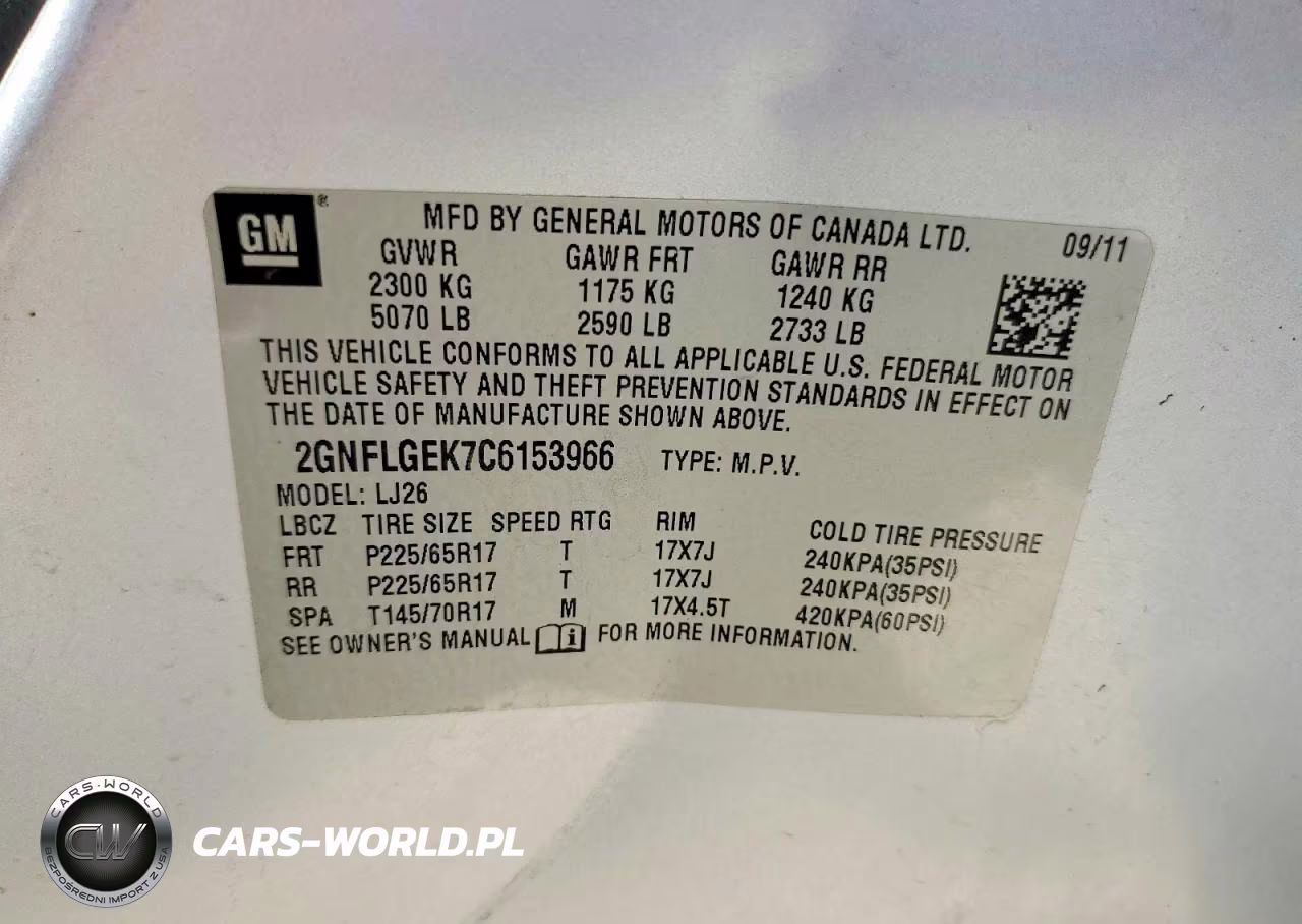 2012 Chevrolet Equinox Ltz VIN:2GNFLGEK7C6153966 - 13