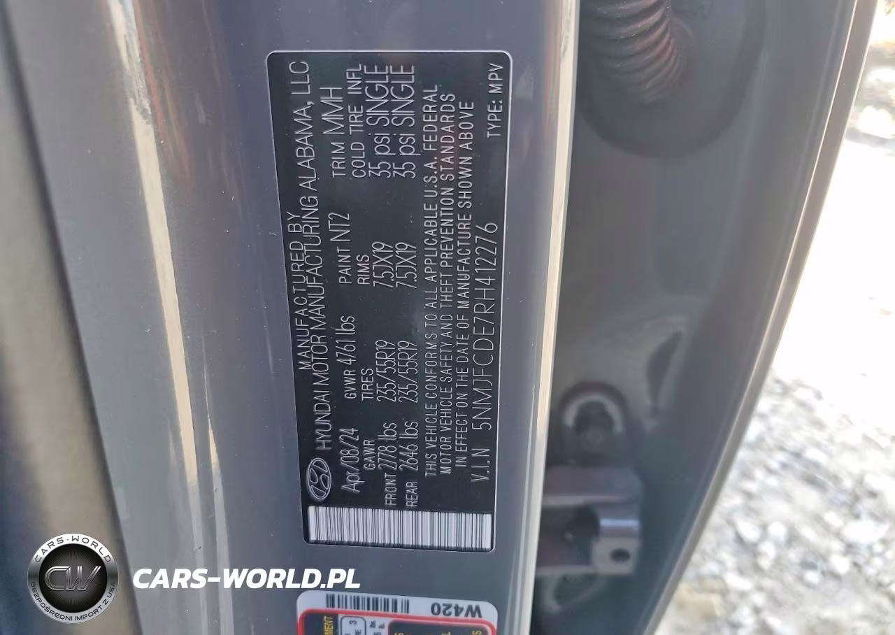 2024 Hyundai Tucson Sel VIN:5NMJFCDE7RH412276 - 13