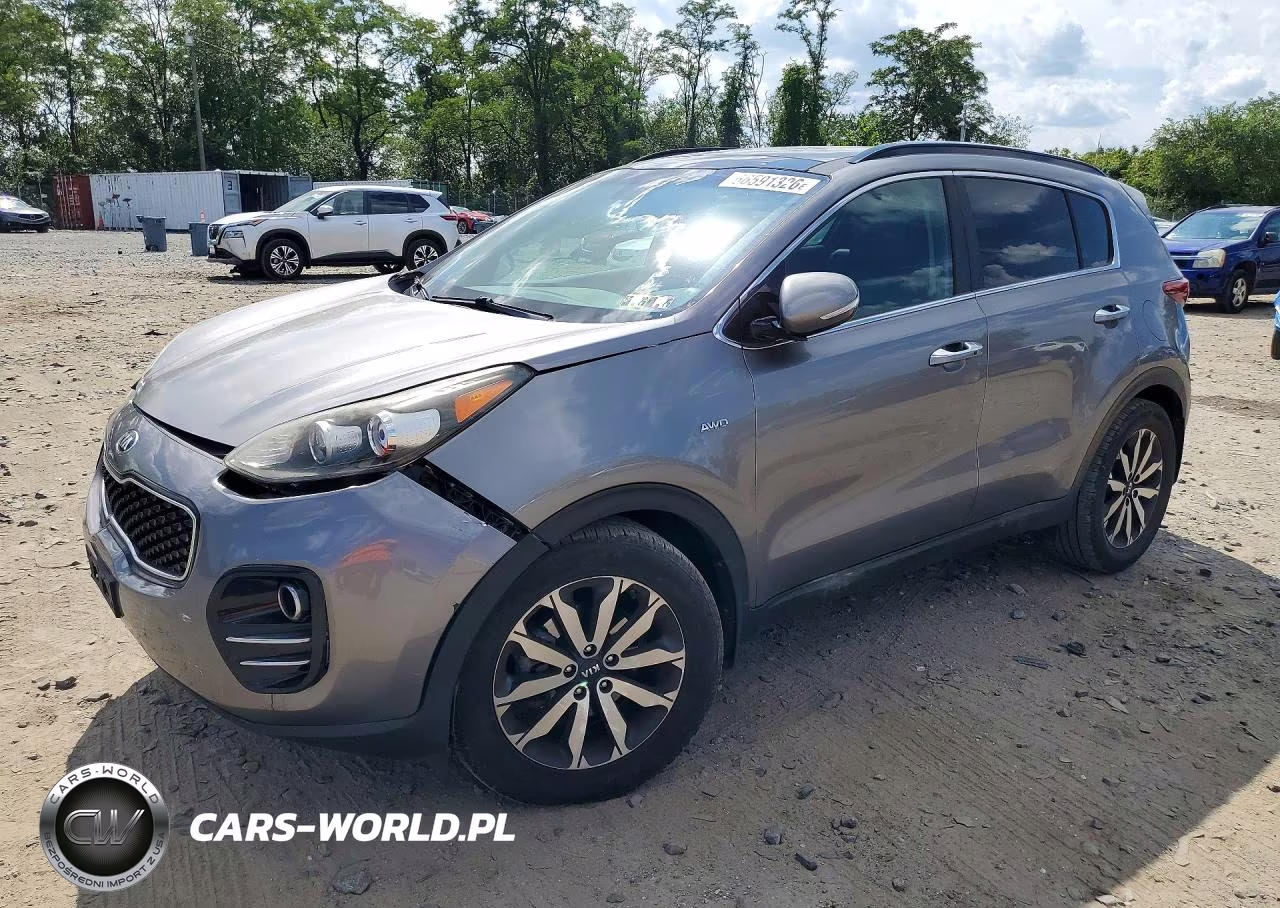 2018 Kia Sportage Ex VIN:KNDPNCAC1J7354290 - 1