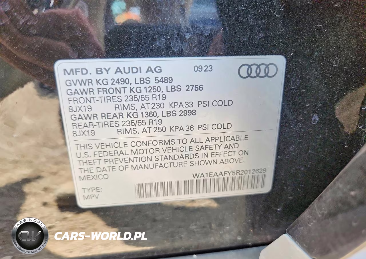 2024 Audi Q5 Premium Plus 45 VIN:WA1EAAFY5R2012629 - 13