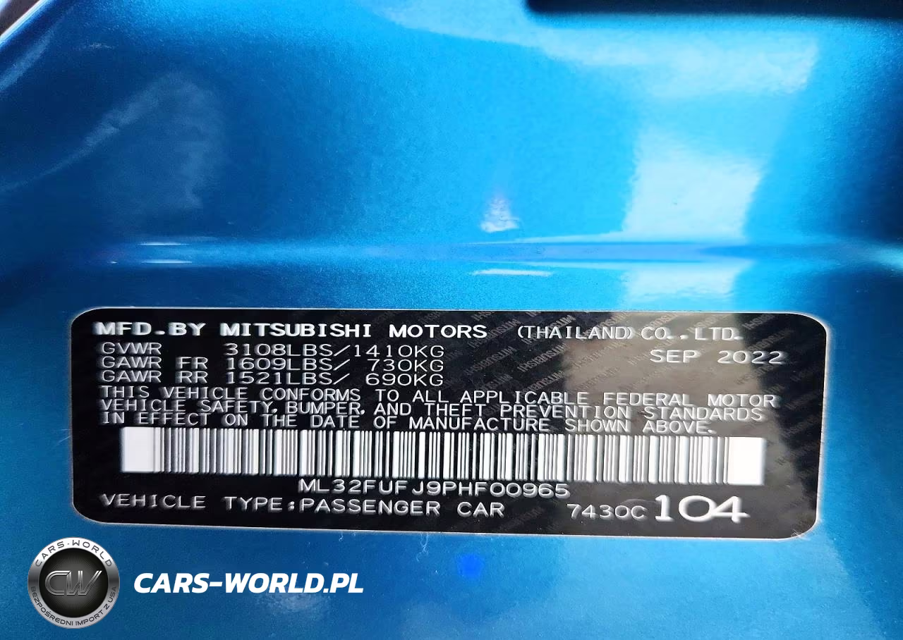 2023 Mitsubishi Mirage G4 Es VIN:ML32FUFJ9PHF00965 - 12