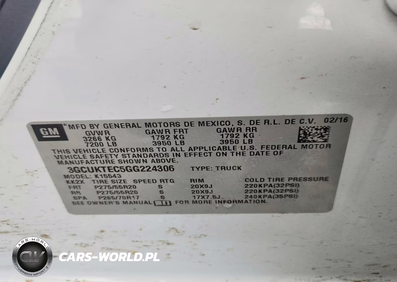 2016 Chevrolet Silverado K1500 High Country VIN:3GCUKTEC5GG224306 - 12