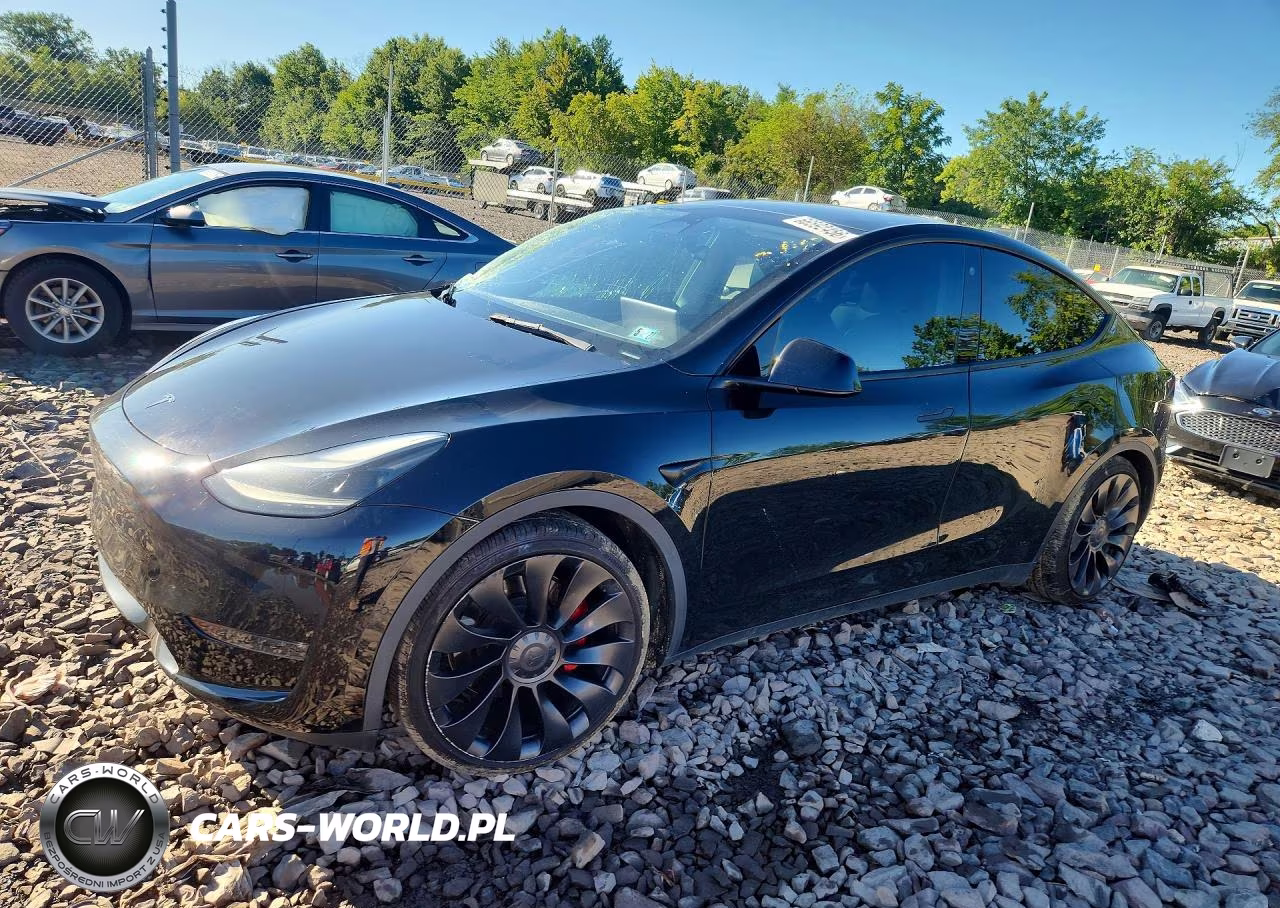 2022 Tesla Model Y VIN:7SAYGDEF1NF530265 - 1