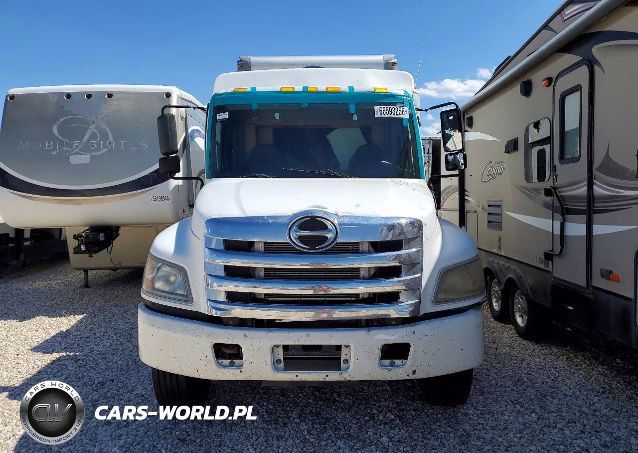2018 Hino 258-268 Box Truck VIN:5PVNJ8JV1J4S69209 - 5