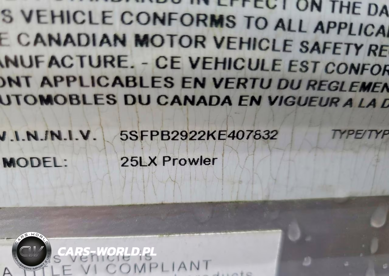 2019 Prowler Camper VIN:5SFPB2922KE407832 - 8