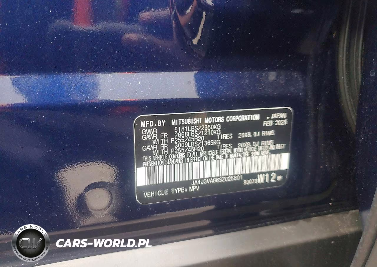 2025 Mitsubishi Outlander Se VIN:JA4J3VA86SZ025801 - 14