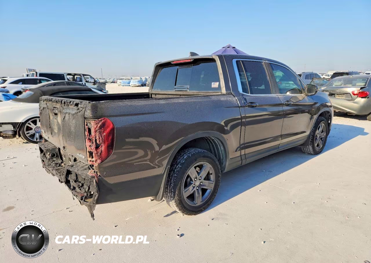 2021 Honda Ridgeline Rtl VIN:5FPYK3F59MB020408 - 3