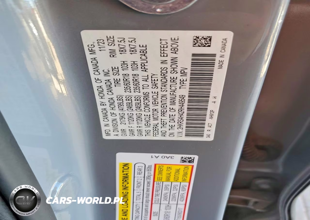 2024 Honda Cr-V Ex VIN:2HKRS4H42RH449549 - 12