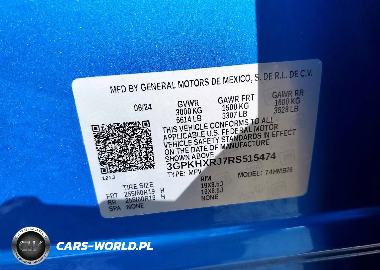 2024 Honda Prologue Tour VIN:3GPKHXRJ7RS515474 - 14