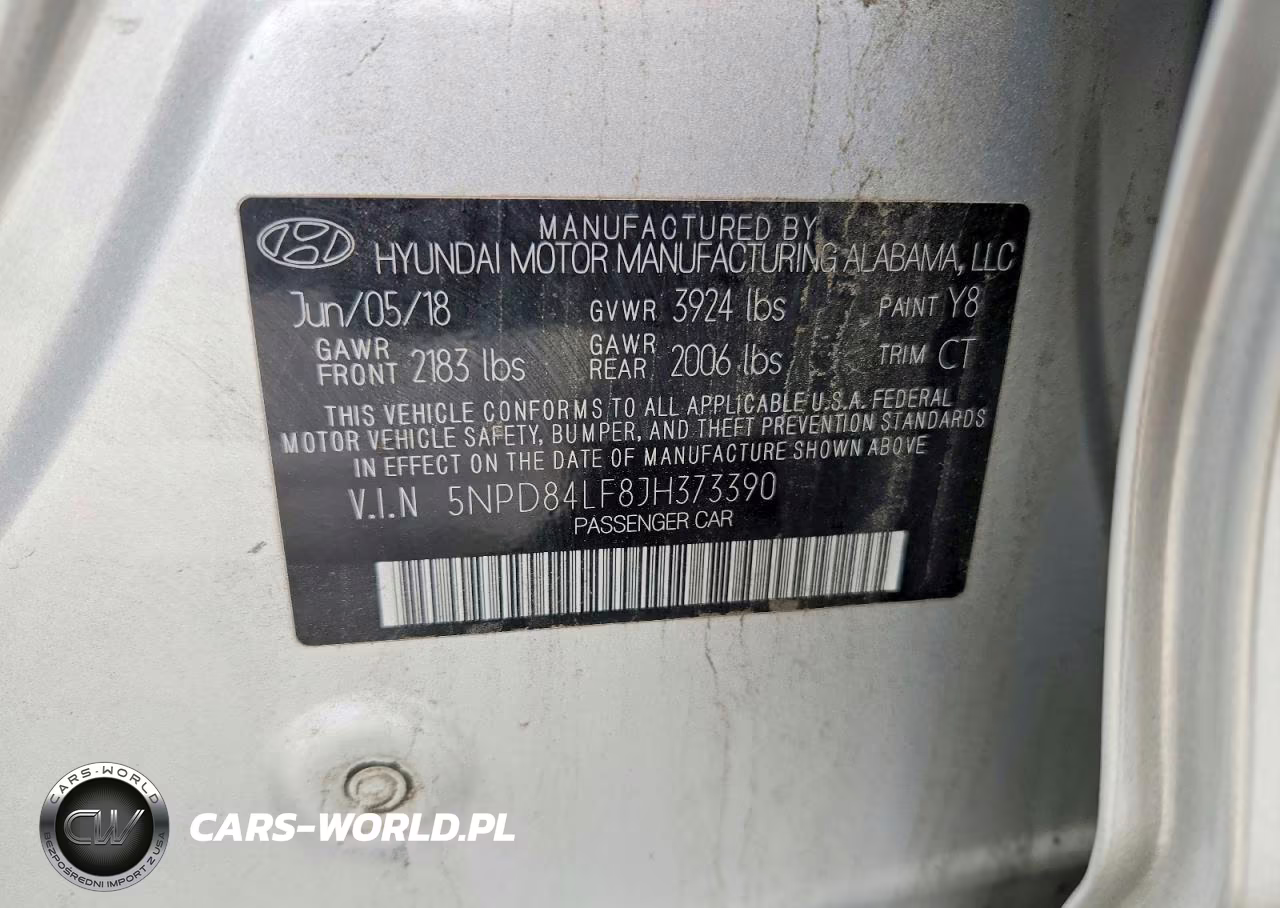 2018 Hyundai Elantra Value Edition VIN:5NPD84LF8JH373390 - 12