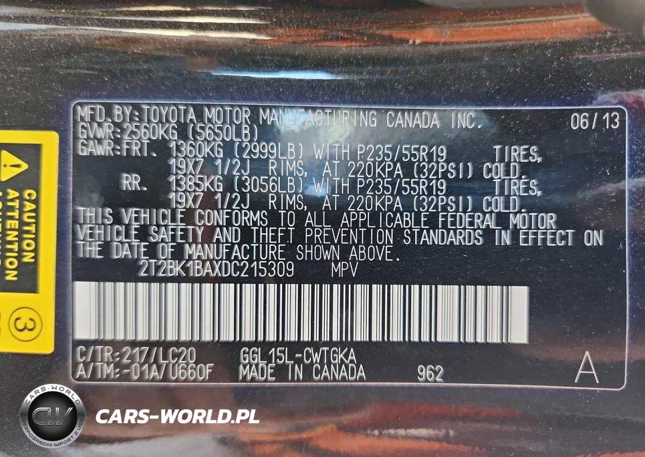 2013 Lexus Rx 350 Base VIN:2T2BK1BAXDC215309 - 13