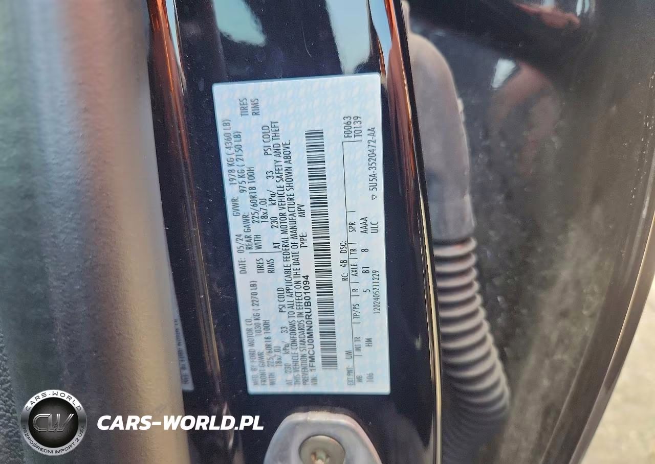2024 Ford Escape St Line VIN:1FMCU0MN0RUB01094 - 13