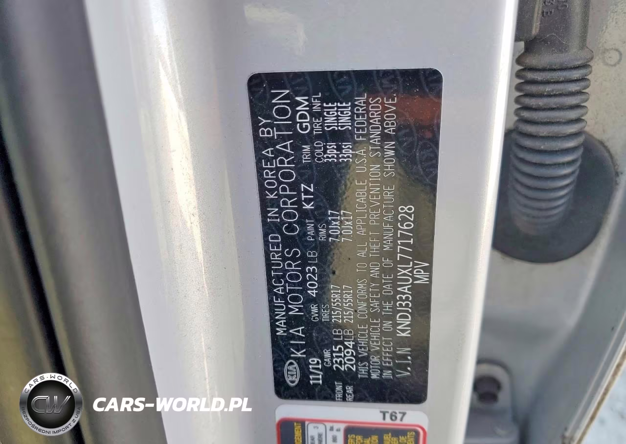 2020 Kia Soul Ex VIN:KNDJ33AUXL7717628 - 12