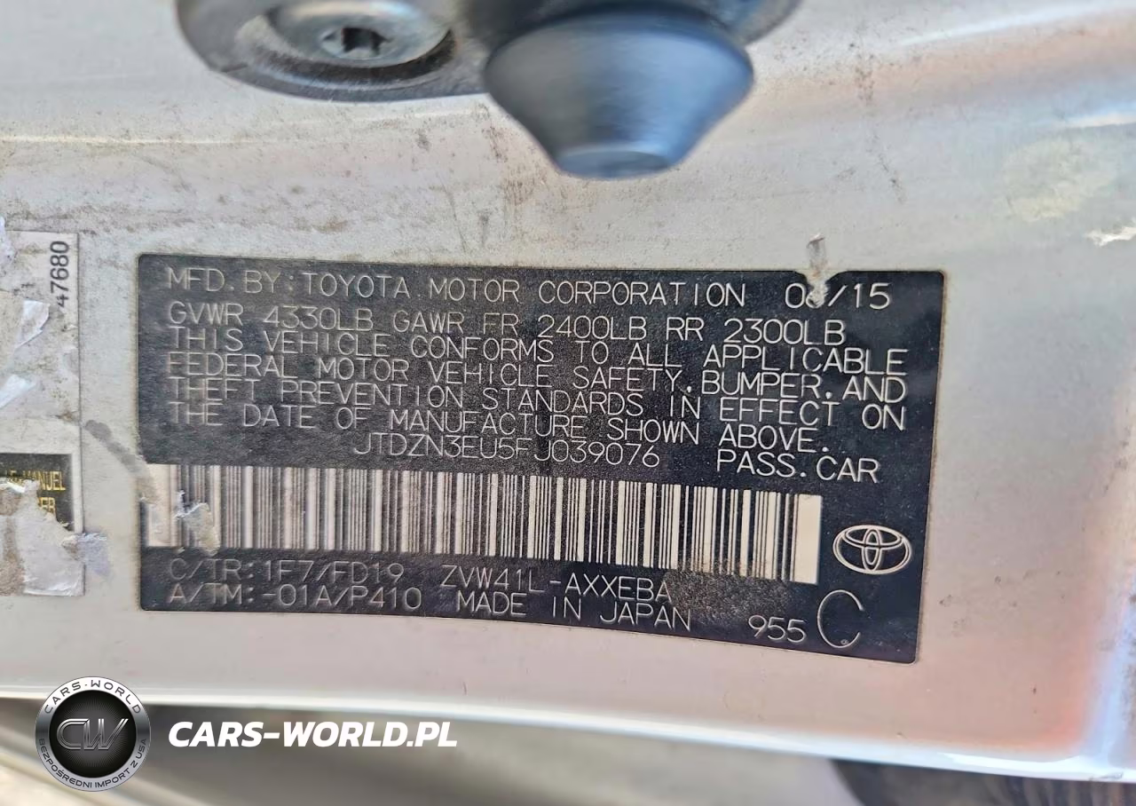 2015 Toyota Prius V Two VIN:JTDZN3EU5FJ039076 - 12