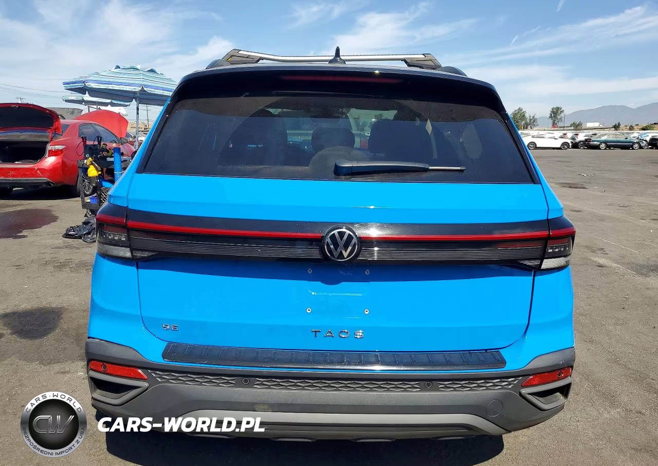 2025 Volkswagen Taos Se Black VIN:3VV3C7B29SM013116 - 6