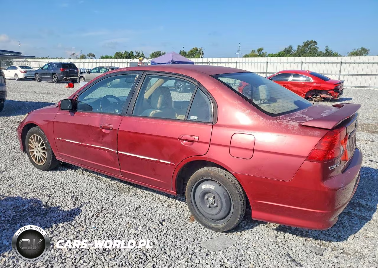2005 Honda Civic Ex VIN:2HGES267X5H576604 - 2