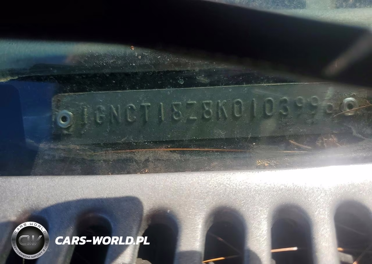 1989 Chevrolet Blazer S10 VIN:1GNCT18Z8K0103996 - 12