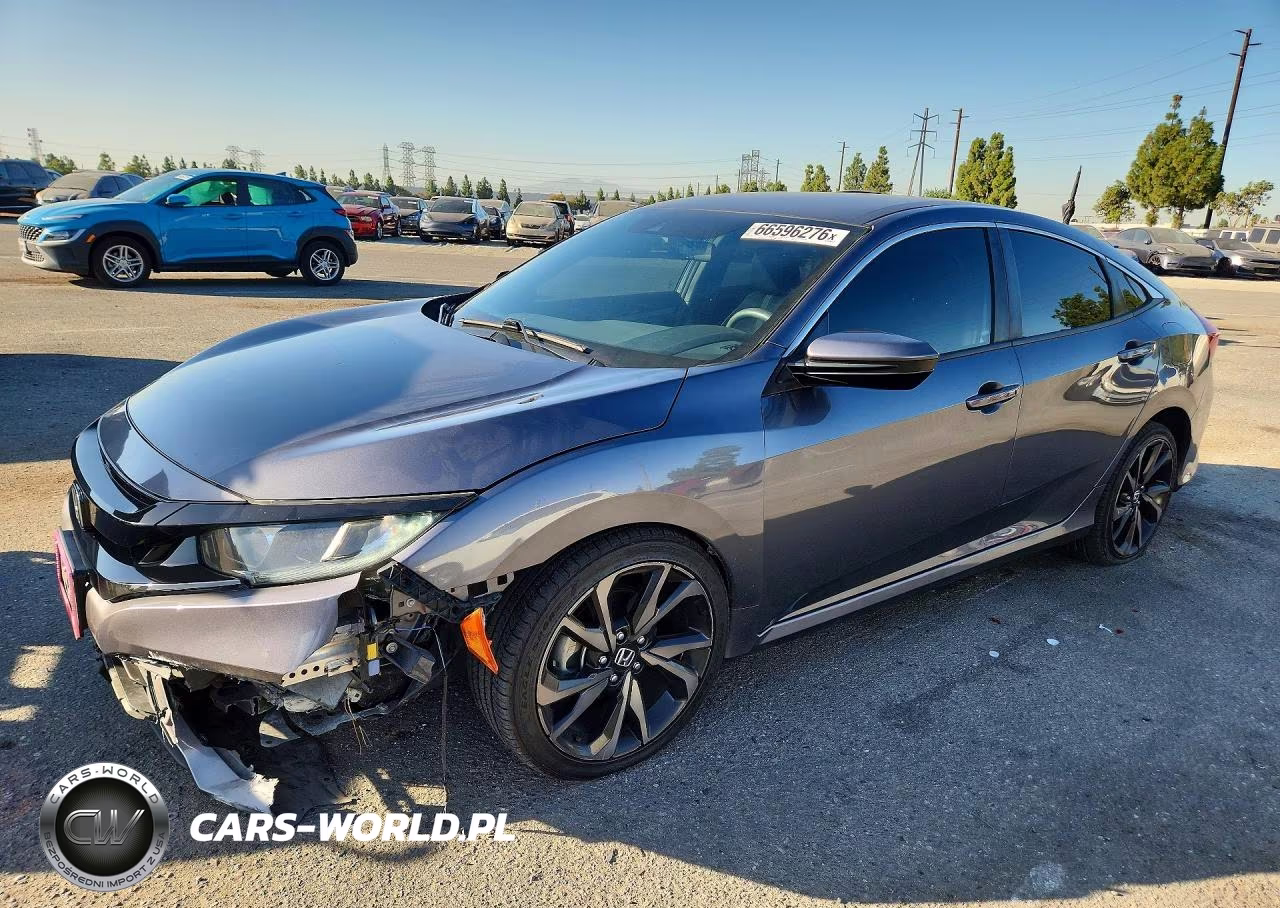 2019 Honda Civic Sport VIN:2HGFC2F83KH589071 - 1