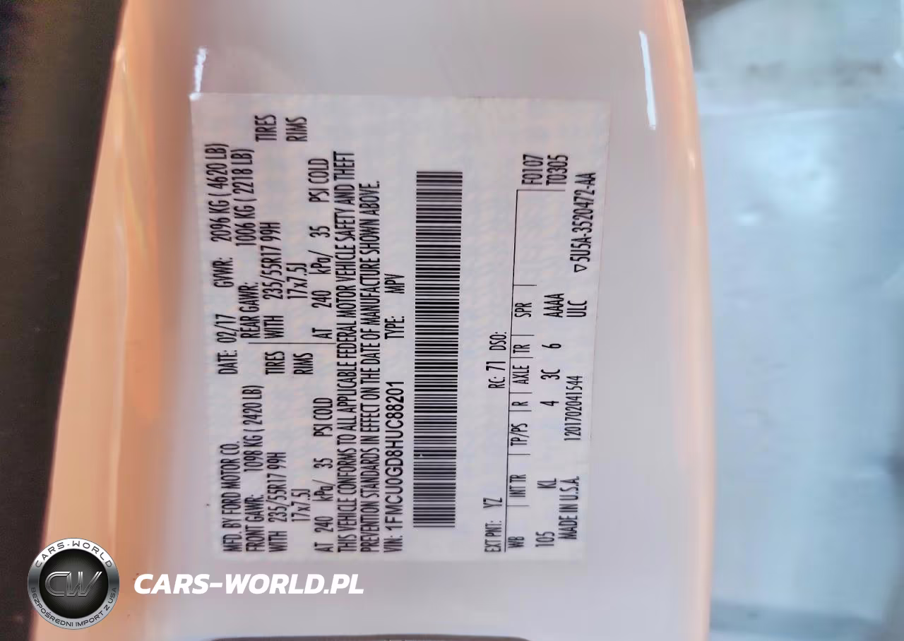 2017 Ford Escape Se VIN:1FMCU0GD8HUC88201 - 13