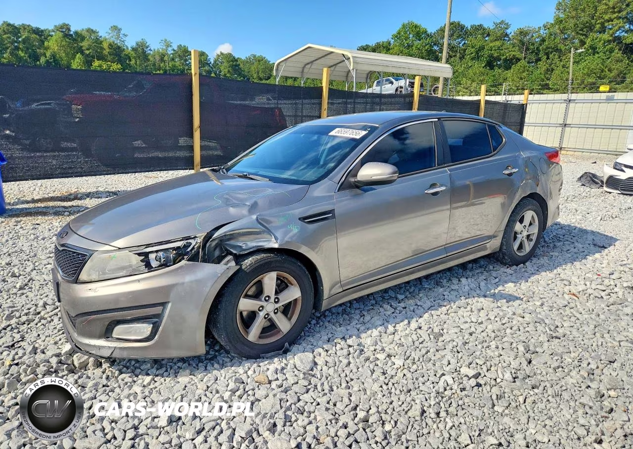 2014 Kia Optima Lx VIN:5XXGM4A78EG262070 - 1