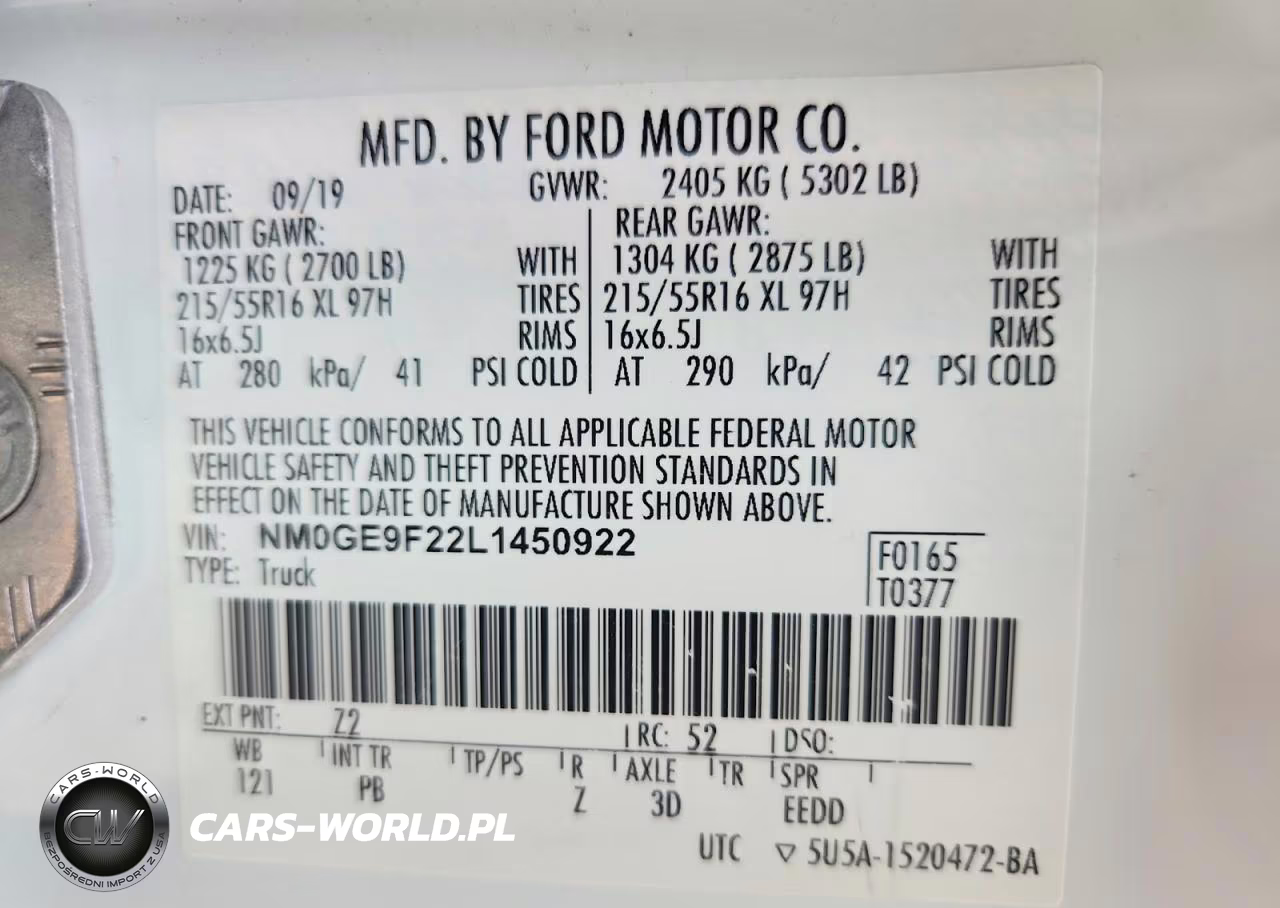 2020 Ford Transit Connect Xlt VIN:NM0GE9F22L1450922 - 13