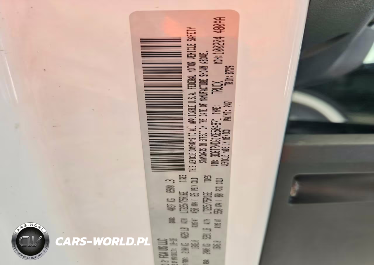 2019 Ram Promaster 2500 2500 High VIN:3C6TRVDG1KE504971 - 13