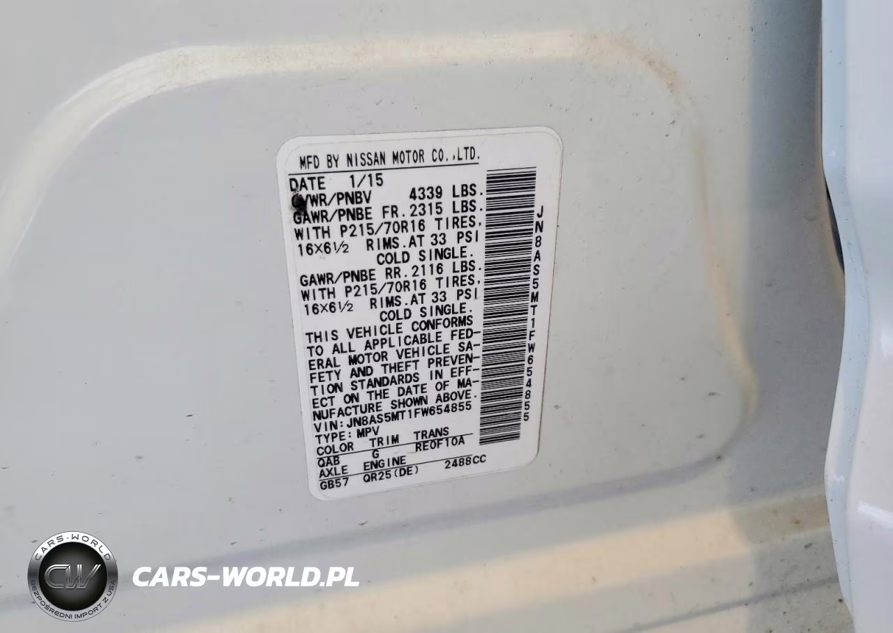 2015 Nissan Rogue Select S VIN:JN8AS5MT1FW654855 - 13