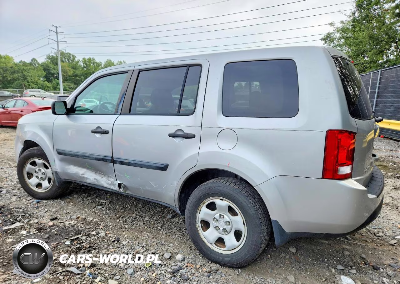 2013 Honda Pilot Lx VIN:5FNYF3H27DB042245 - 2
