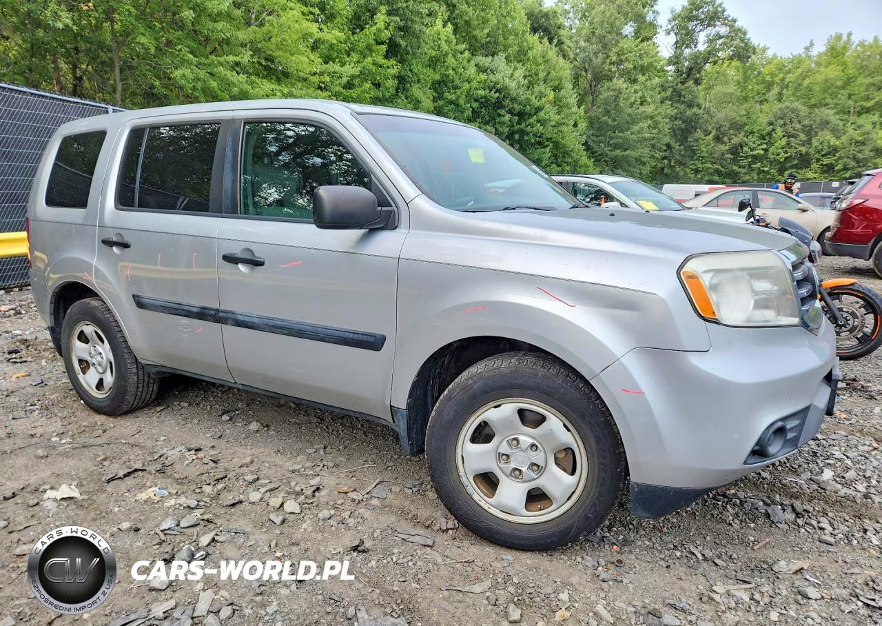 2013 Honda Pilot Lx VIN:5FNYF3H27DB042245 - 4