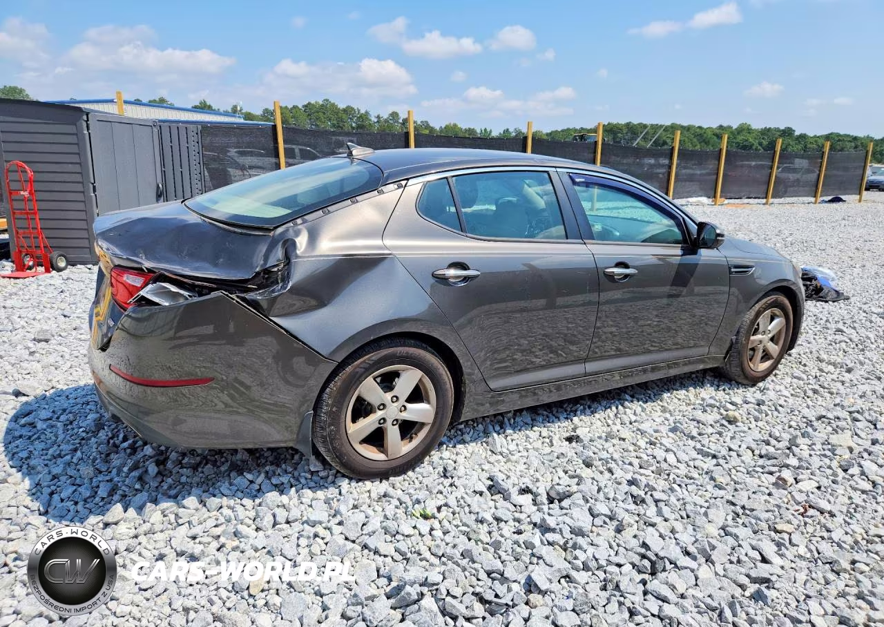 2014 Kia Optima Lx VIN:5XXGM4A70EG275721 - 3
