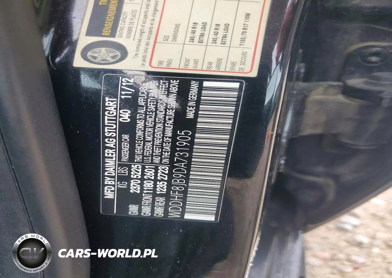 2013 Mercedes-Benz E 350 4Matic VIN:WDDHF8JB9DA731905 - 12