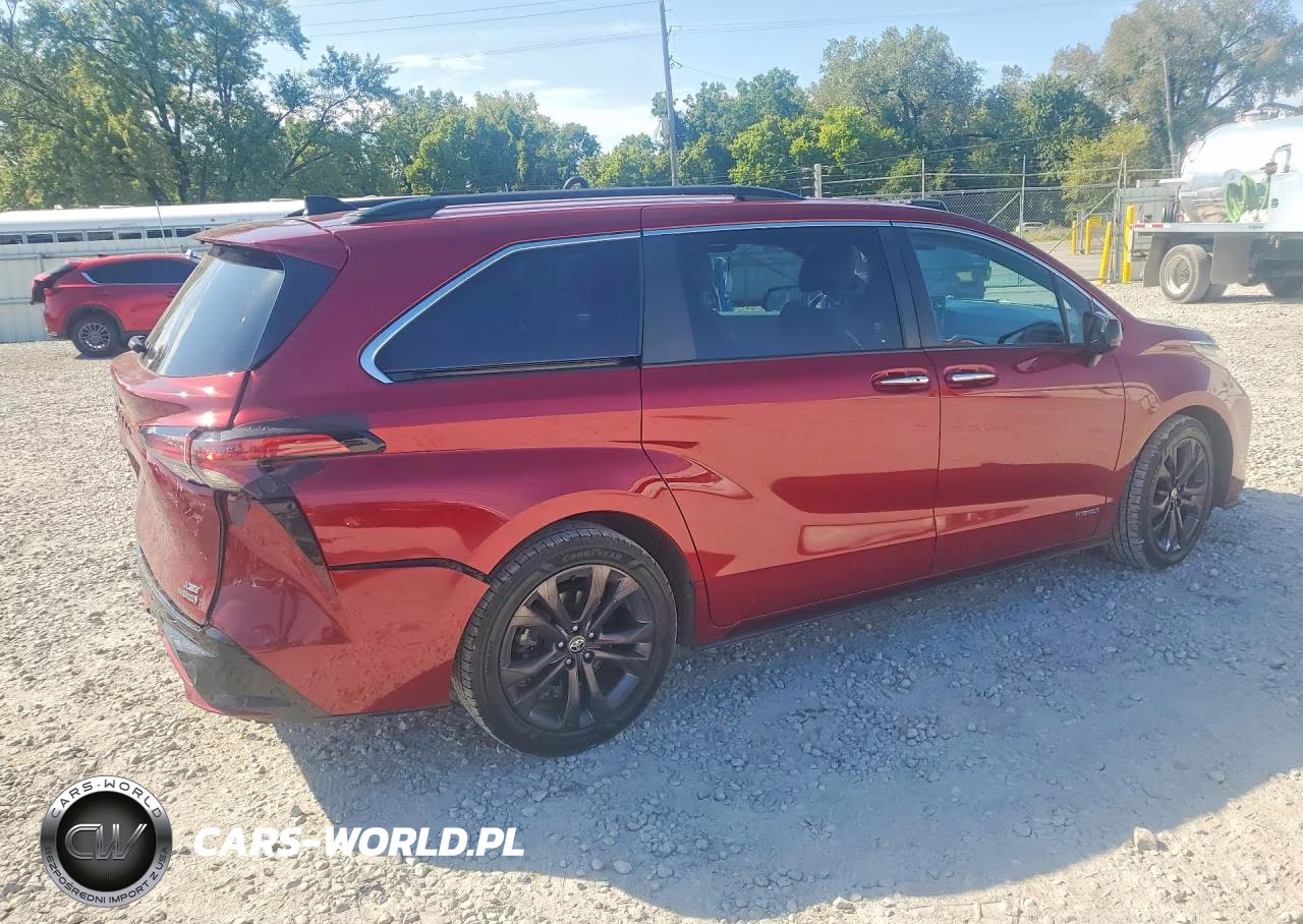 2021 Toyota Sienna Xse VIN:5TDDRKEC8MS031179 - 3