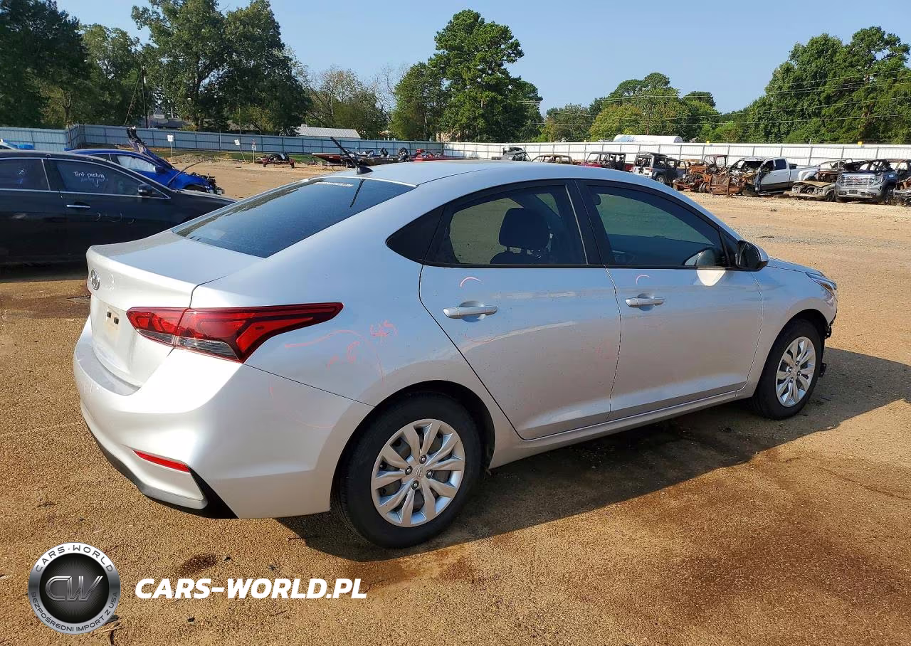 2021 Hyundai Accent Se VIN:3KPC24A60ME147160 - 3