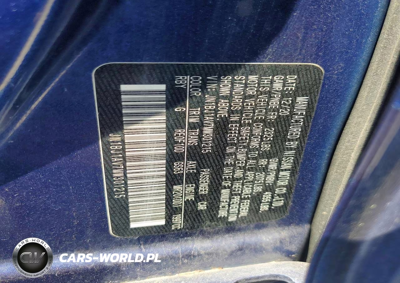 2021 Nissan Rogue Sport S VIN:JN1BJ1AV7MW301215 - 13