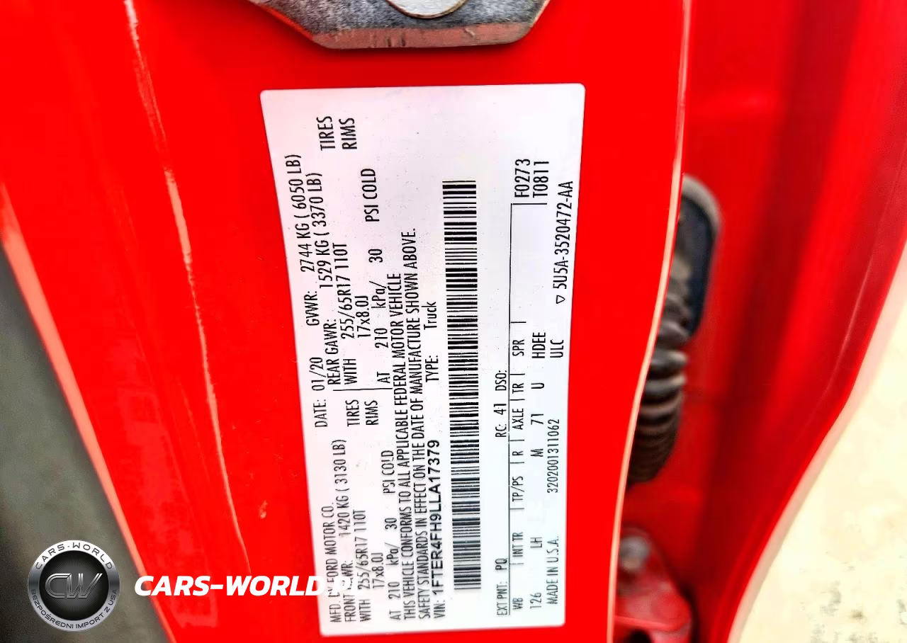 2020 Ford Ranger VIN:1FTER4FH9LLA17379 - 12