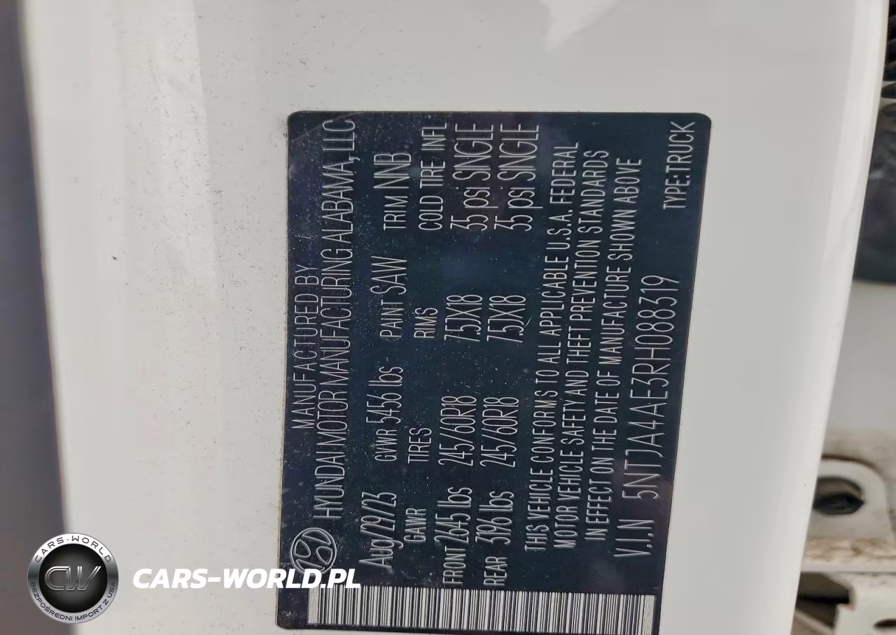 2024 Hyundai Santa Cruz Se VIN:5NTJA4AE3RH088319 - 12