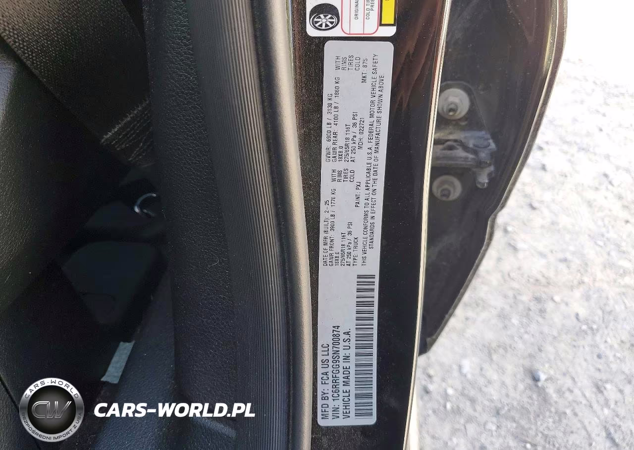 2025 Ram 1500 Tradesman VIN:1C6RRFGG9SN700874 - 12