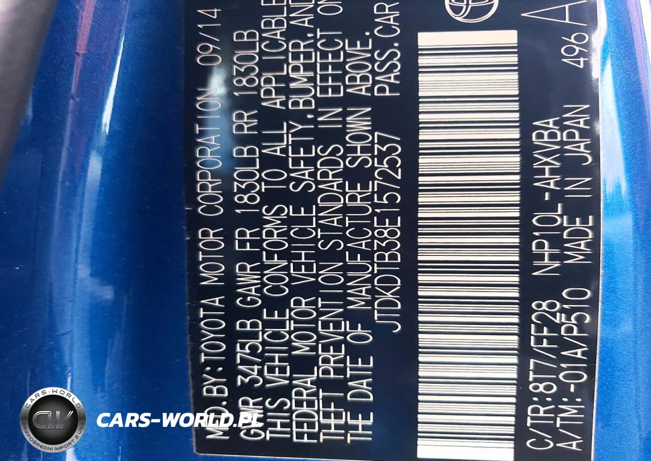 2014 Toyota Prius C Two VIN:JTDKDTB38E1572537 - 12