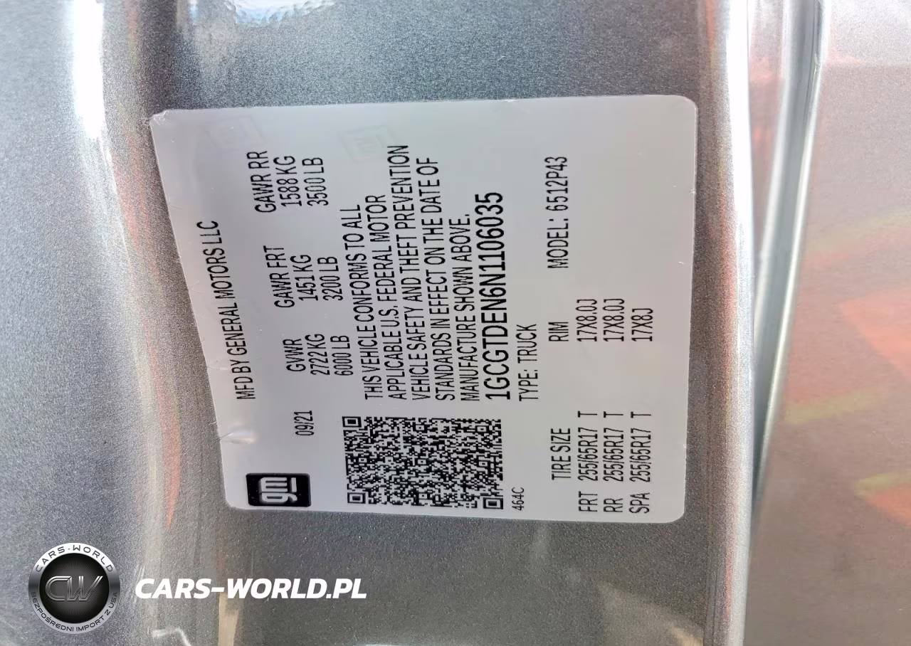 2022 Chevrolet Colorado Z71 VIN:1GCGTDEN6N1106035 - 12