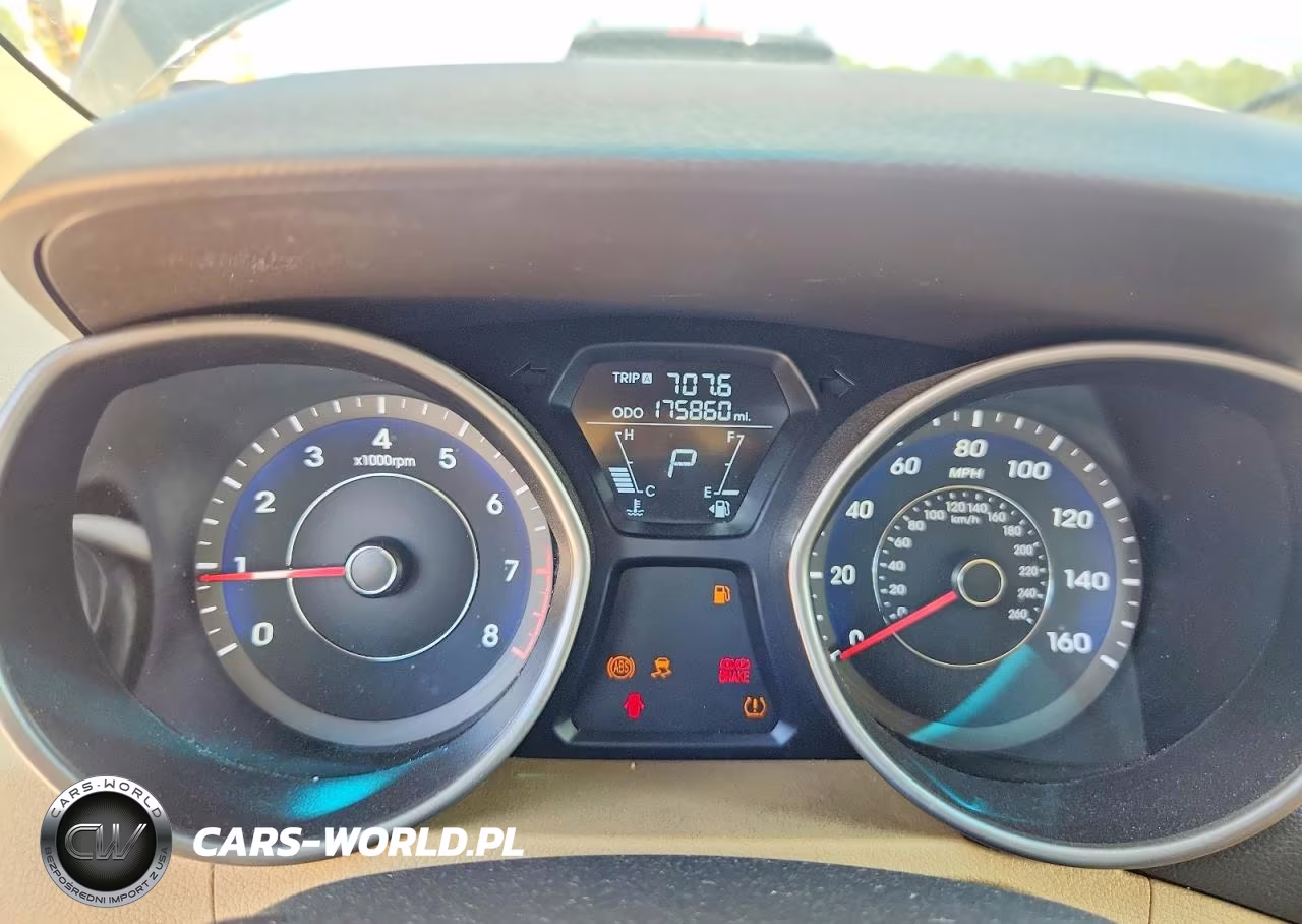 2012 Hyundai Elantra Gls VIN:5NPDH4AE7CH073370 - 9