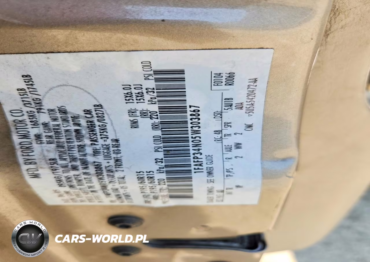 2005 Ford Focus Zx4 VIN:1FAFP34N05W303867 - 12