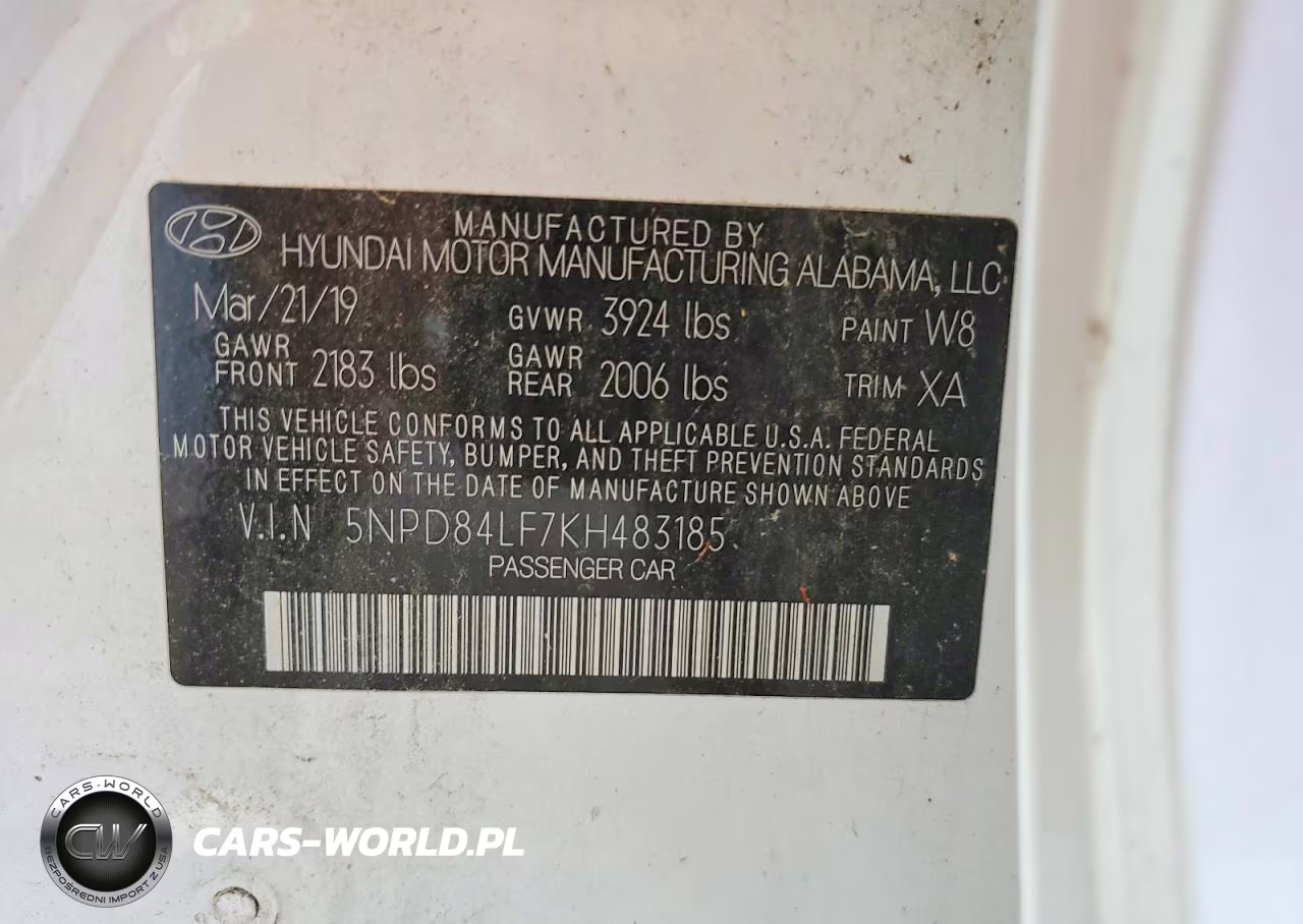 2019 Hyun Elantra Se VIN:5NPD84LF7KH483185 - 12