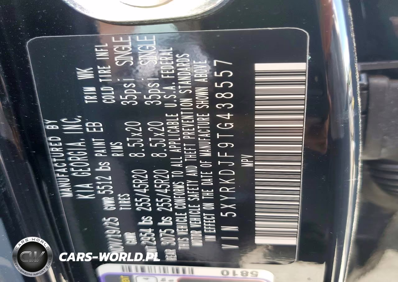 2026 Kia Sorento X-Line Sx VIN:5XYRKDJF9TG438557 - 13