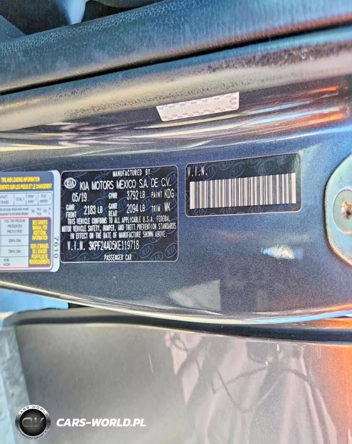 2019 Kia Forte Lxs VIN:3KPF24AD5KE119718 - 12